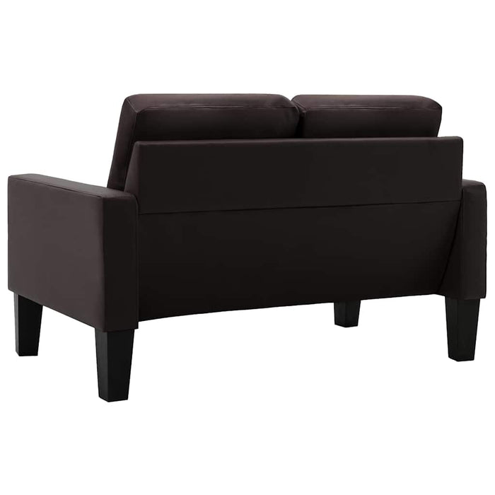 Set de canapele, 2 piese, maro, piele ecologică WALTI