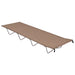 Pat de camping, gri taupe, 180x60x19 cm, țesătură oxford & oțel - WALTI WALTI