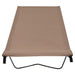 Pat de camping, gri taupe, 180x60x19 cm, țesătură oxford & oțel - WALTI WALTI