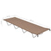 Pat de camping, gri taupe, 180x60x19 cm, țesătură oxford & oțel - WALTI WALTI