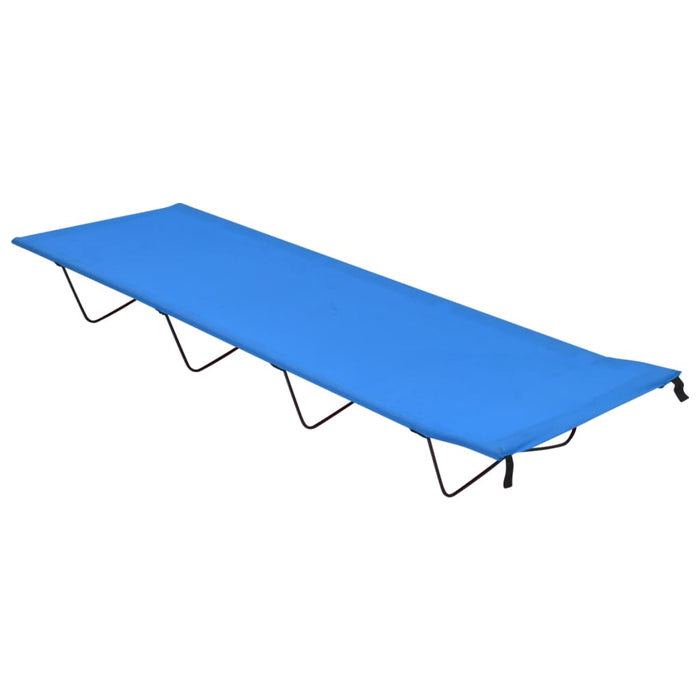 Paturi camping 2 buc. albastru 180x60x19cm țesătură oxford&oțel - WALTI WALTI