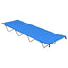 Paturi camping 2 buc. albastru 180x60x19cm țesătură oxford&oțel - WALTI WALTI