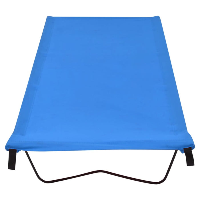 Paturi camping 2 buc. albastru 180x60x19cm țesătură oxford&oțel - WALTI WALTI