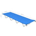 Paturi camping 2 buc. albastru 180x60x19cm țesătură oxford&oțel - WALTI WALTI