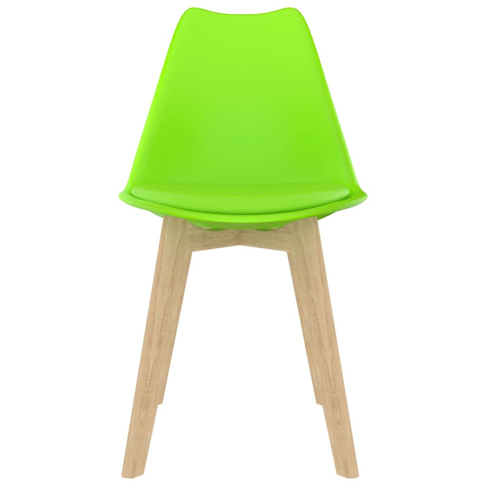 Scaune de bucătărie, 6 buc., verde, plastic WALTI