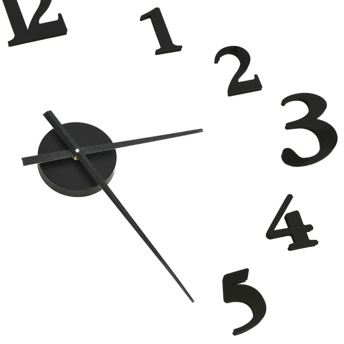 Ceas de perete 3D design modern, negru & alb, 100 cm, XXL - WALTI WALTI
