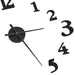 Ceas de perete 3D design modern, negru & alb, 100 cm, XXL - WALTI WALTI