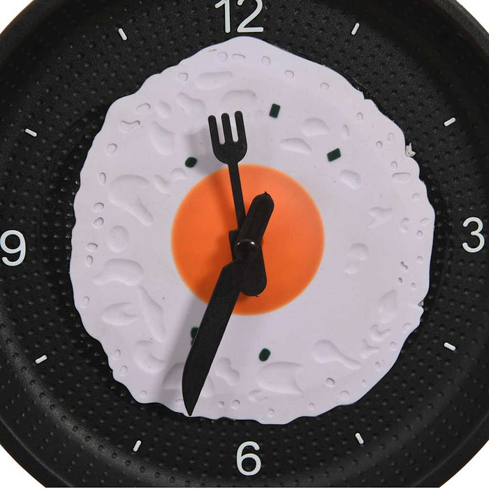Ceas de perete cu design tigaie cu ou prăjit, 18,8 cm WALTI