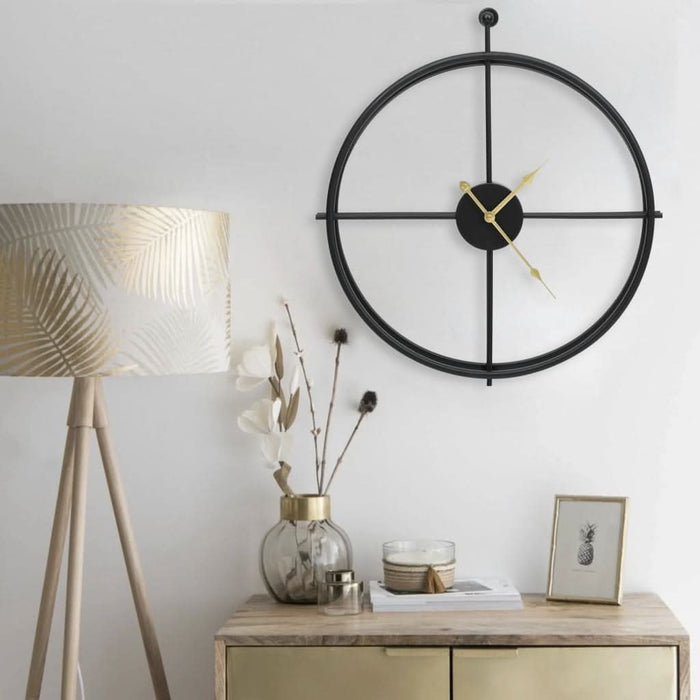 Ceas de perete, negru, 52 cm, fier - WALTI WALTI