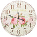 Ceas de perete vintage, 60 cm, floare - WALTI WALTI