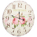 Ceas de perete vintage, 60 cm, floare - WALTI WALTI