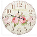 Ceas de perete vintage, 60 cm, floare - WALTI WALTI