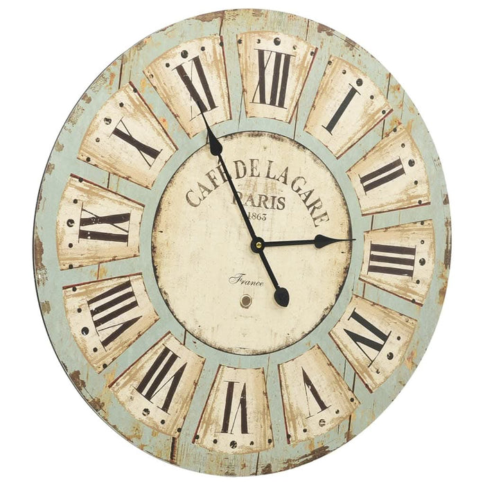 Ceas de perete, multicolor, 60 cm, MDF - WALTI WALTI