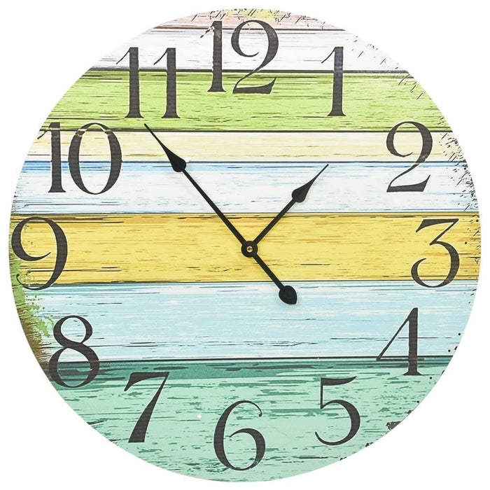 Ceas de perete, multicolor, 60 cm, MDF - WALTI WALTI