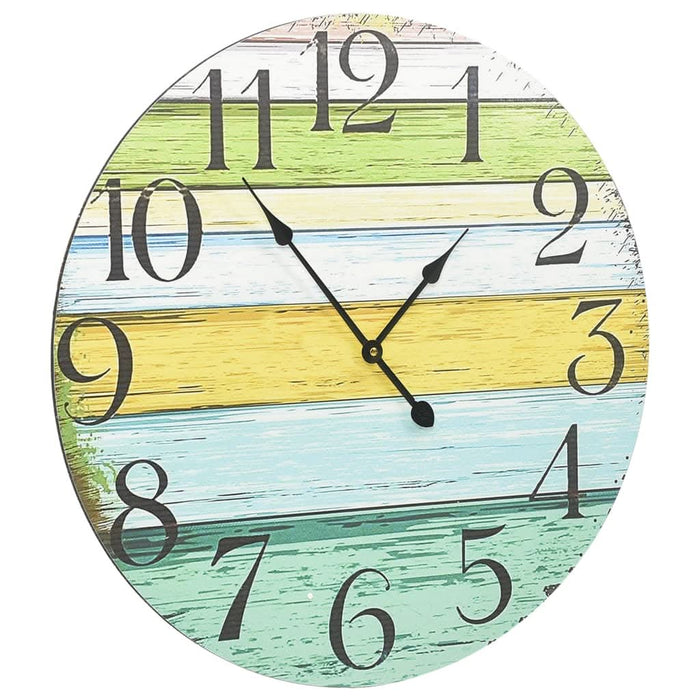 Ceas de perete, multicolor, 60 cm, MDF - WALTI WALTI