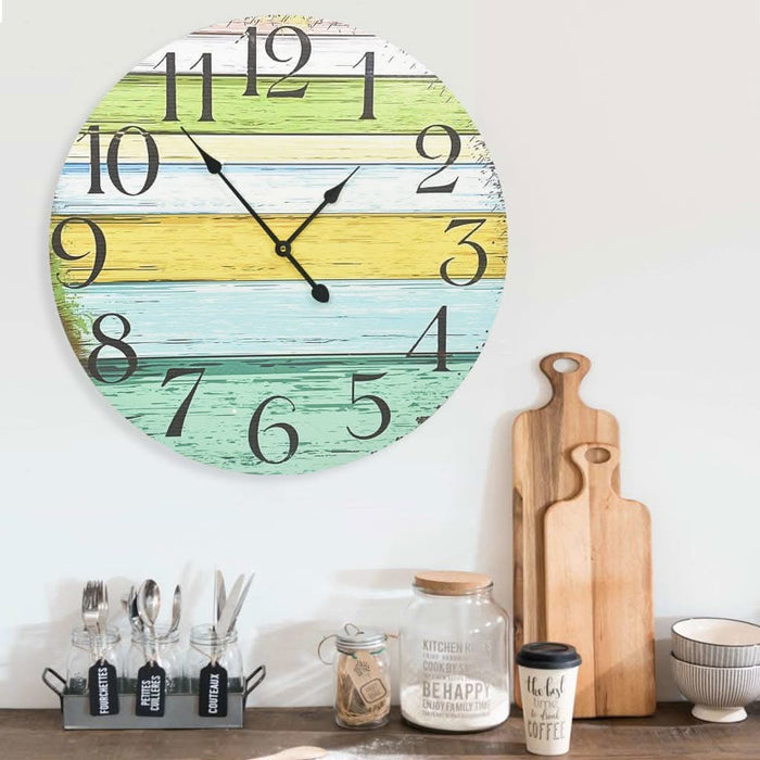 Ceas de perete, multicolor, 60 cm, MDF - WALTI WALTI