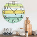 Ceas de perete, multicolor, 60 cm, MDF - WALTI WALTI