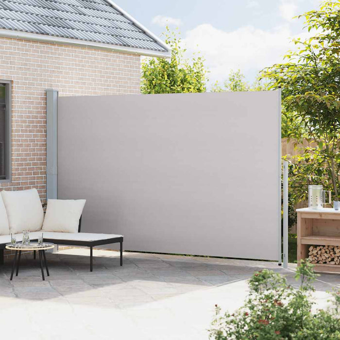 Copertină laterală retractabilă de terasă, gri, 220x500 cm - WALTI WALTI