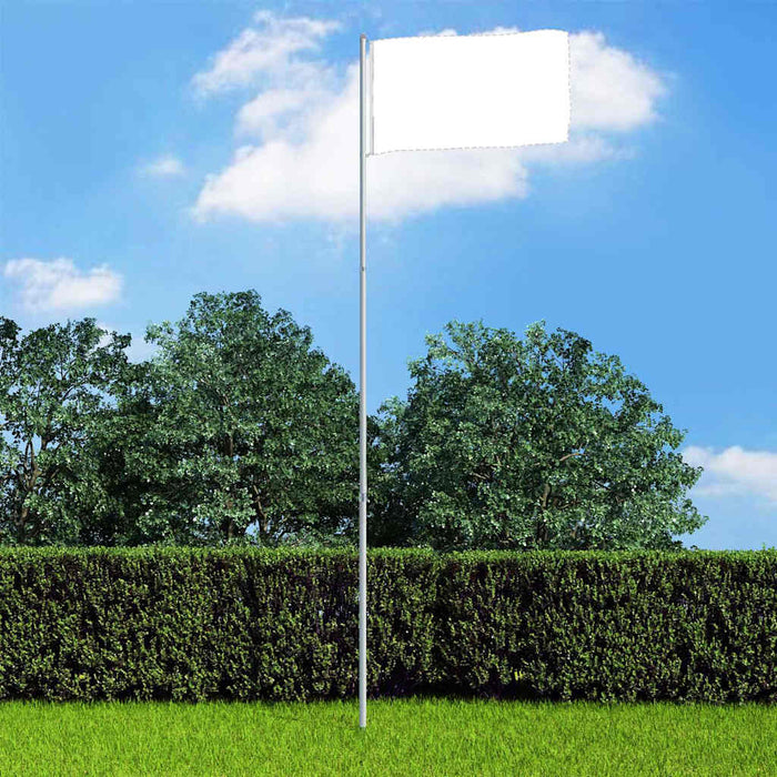 Stâlp de steag telescopic, 4 m, aluminiu WALTI