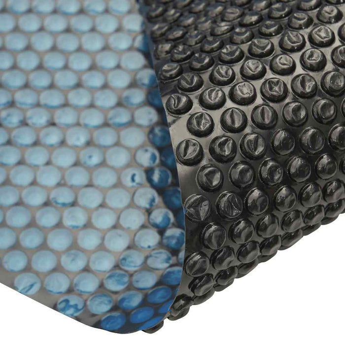 Folie solară plutitoare piscină, negru/albastru, 1000x500 cm PE - WALTI WALTI