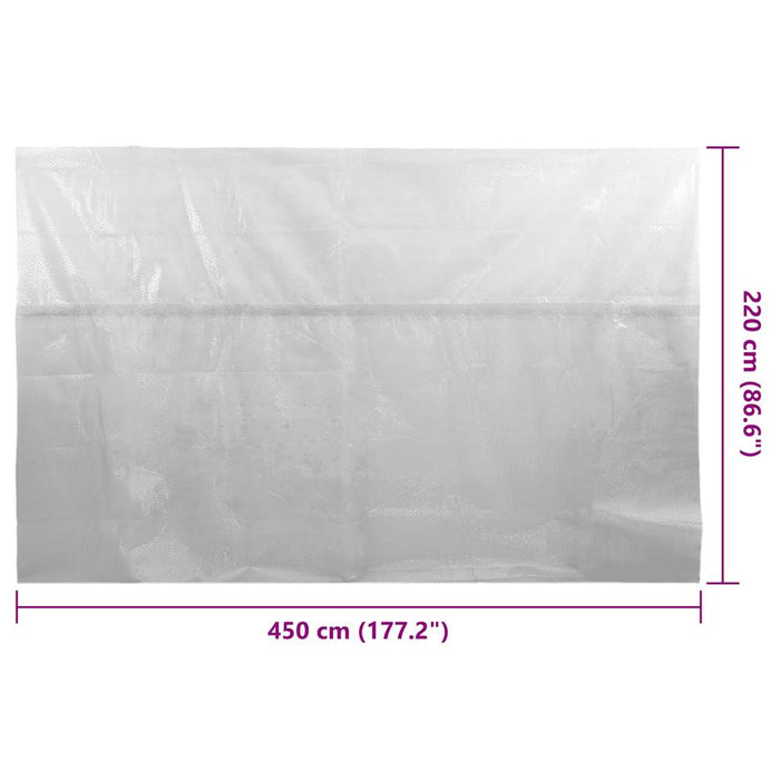 Folie solară plutitoare de piscină, 450x220 cm, PE gri - WALTI WALTI