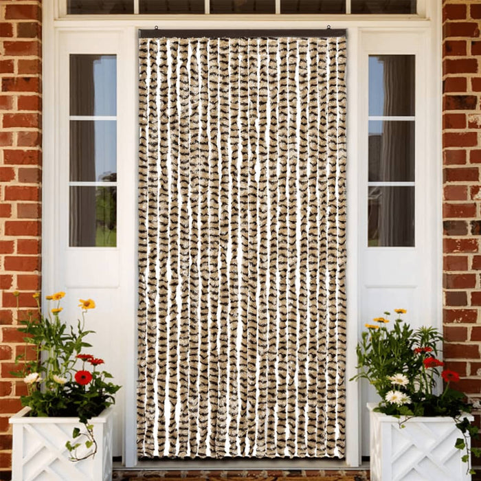 Perdea pentru insecte, bej și maro, 90 x 220 cm, chenille - WALTI WALTI