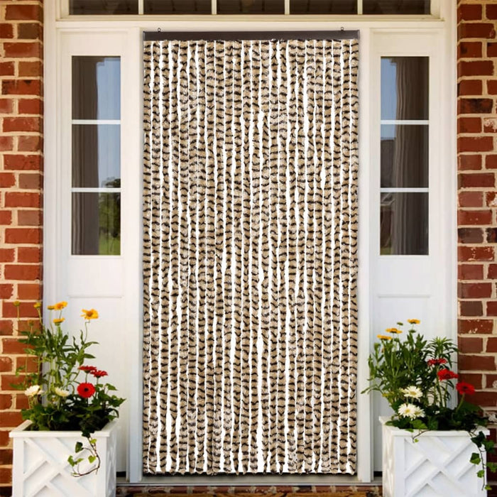Perdea pentru insecte, bej și maro, 100 x 220 cm, chenille - WALTI WALTI