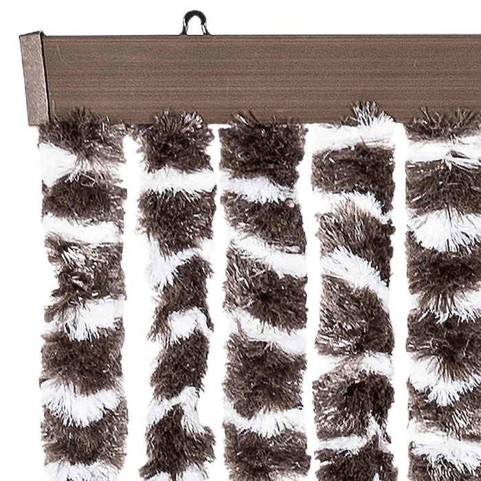Perdea pentru insecte, maro și alb, 56 x 185 cm, chenille - WALTI WALTI