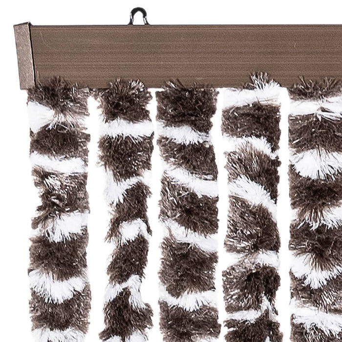 Perdea pentru insecte, maro și alb, 90 x 220 cm, chenille - WALTI WALTI