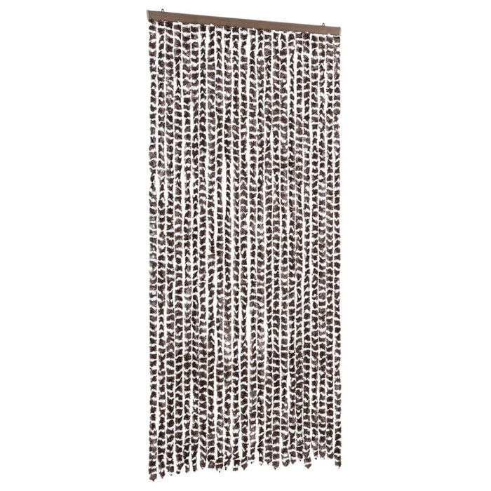Perdea pentru insecte, maro și alb, 100 x 220 cm, chenille - WALTI WALTI