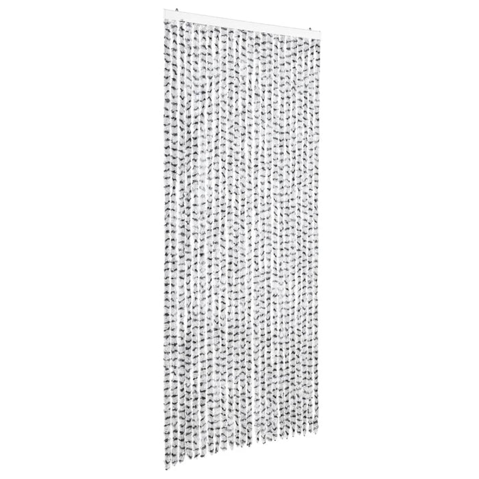 Perdea insecte, gri deschis & gri închis, 100x220 cm, chenille - WALTI WALTI