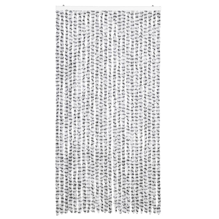 Perdea insecte, gri deschis & gri închis, 100x220 cm, chenille - WALTI WALTI