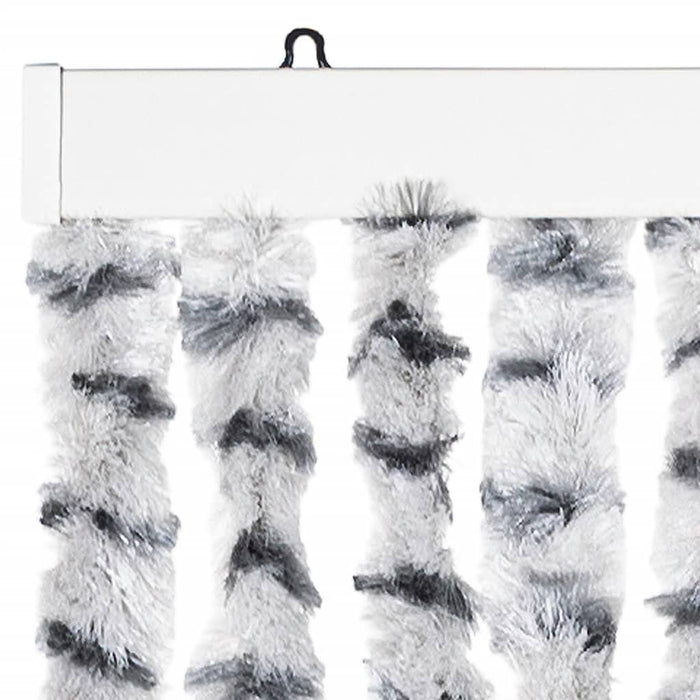 Perdea insecte, gri deschis & gri închis, 100x220 cm, chenille - WALTI WALTI