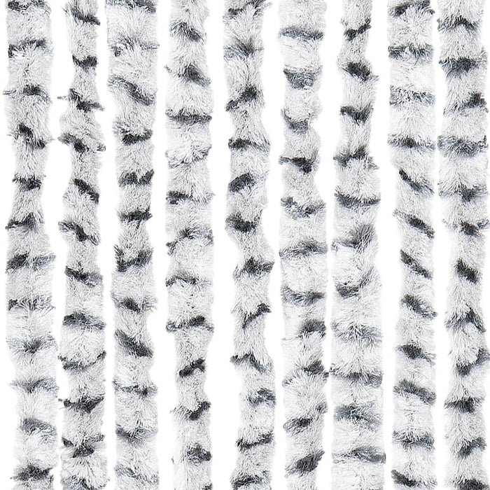 Perdea insecte, gri deschis & gri închis, 100x220 cm, chenille - WALTI WALTI