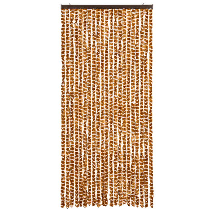 Perdea pentru insecte, ocru și alb, 90 x 220 cm, chenille - WALTI WALTI