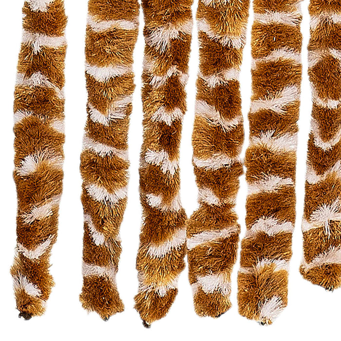 Perdea pentru insecte, ocru și alb, 90 x 220 cm, chenille - WALTI WALTI