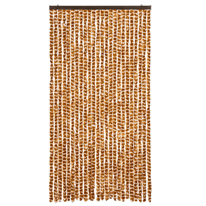 Perdea pentru insecte, ocru și alb, 100 x 220 cm, chenille - WALTI WALTI