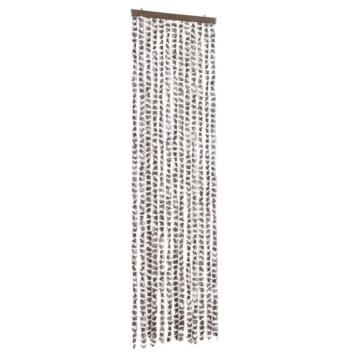 Perdea pentru insecte, gri taupe și alb, 56 x 185 cm, chenille - WALTI WALTI