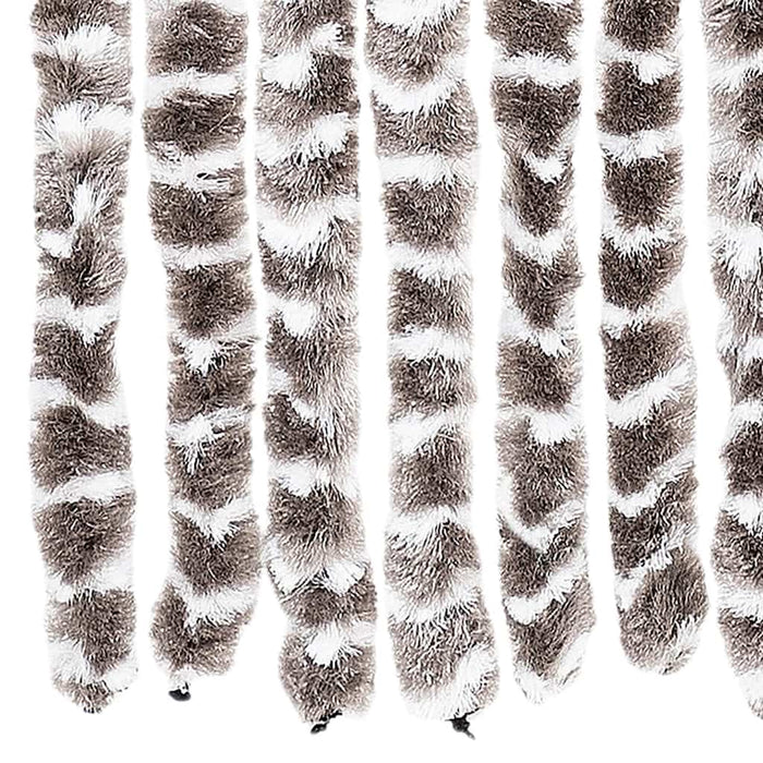 Perdea pentru insecte, gri taupe și alb, 56 x 185 cm, chenille - WALTI WALTI