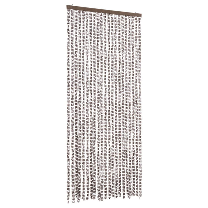 Perdea pentru insecte, gri taupe și alb, 90 x 220 cm, chenille - WALTI WALTI