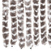 Perdea pentru insecte, gri taupe și alb, 90 x 220 cm, chenille - WALTI WALTI