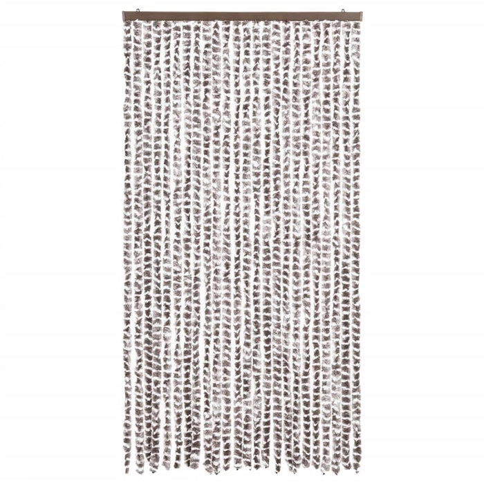 Perdea pentru insecte, gri taupe și alb, 100 x 220 cm, chenille - WALTI WALTI