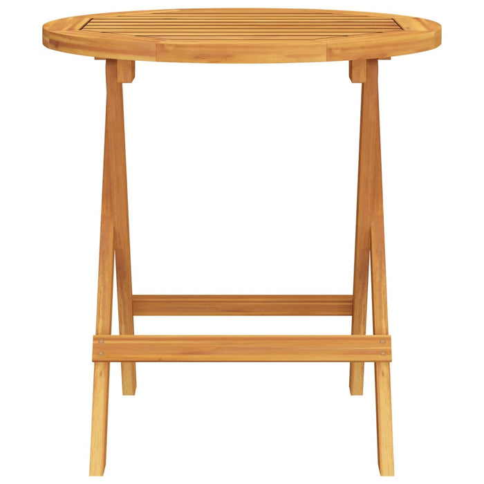 Masă de bistro, Ø46x47 cm, lemn masiv de acacia - WALTI WALTI
