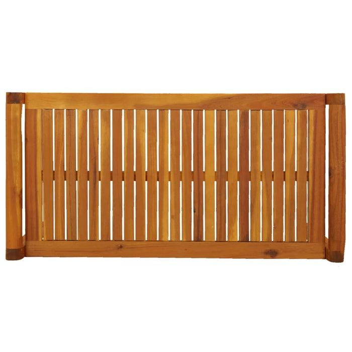 Set mobilier grădină cu perne alb crem, 2 piese, lemn masiv - WALTI WALTI