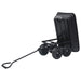 Cărucior manual de grădină basculabil, negru, 300 kg, 75 L - WALTI WALTI