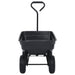 Cărucior manual de grădină basculabil, negru, 300 kg, 75 L - WALTI WALTI