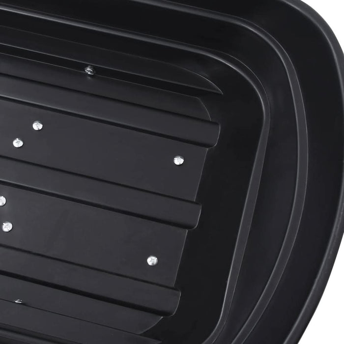 Cărucior manual de grădină basculabil, negru, 300 kg, 75 L - WALTI WALTI