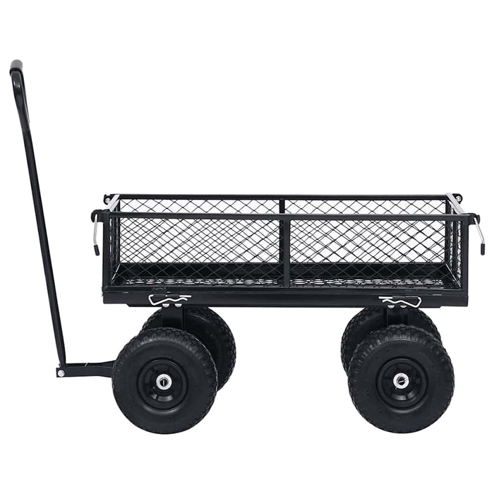 Cărucior manual de grădină, negru, 250 kg - WALTI WALTI