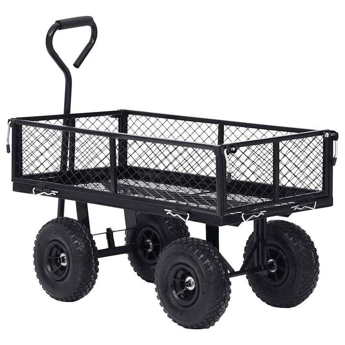Cărucior manual de grădină, negru, 250 kg - WALTI WALTI