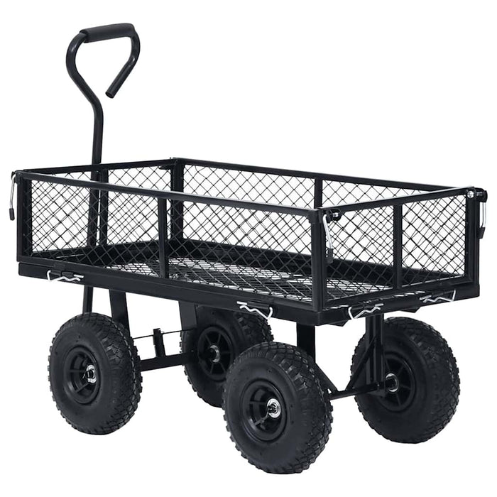 Cărucior manual de grădină, negru, 250 kg - WALTI WALTI